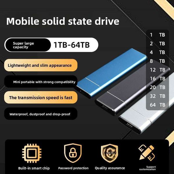 Foreign Trade SSD High Mobility 20Tb 32Tb 64Tb Large Capacity Portable Solid State Drive