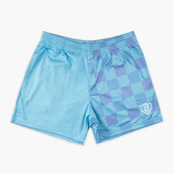 Summer New Children/Youth Baseball Lifestyle 101 Easter Check Shorts Oversized Breathable Quick Drying Sports Shorts Men WomenT260609