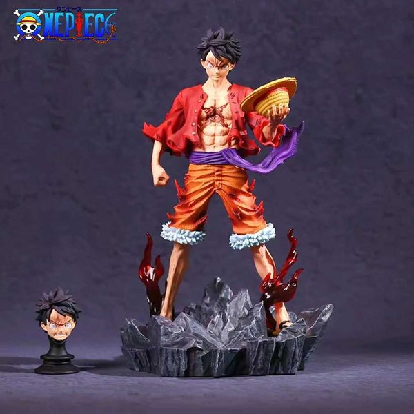 24cm/945in Anime ONE PIECE Figure Monkey D Luffy Action Figures Pvc Statue Desktop Ornamen Collection Model Toys Gifts L260604HVJQ