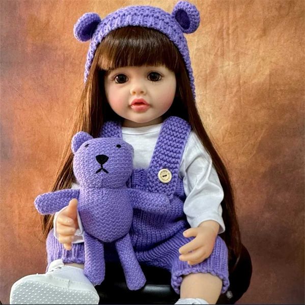 2026 New Lifelike Reborn Dolls Restic Full Silicone perfume Baby Bebe Vinyl 50Cm Newborn cologne Girl Doll Princess Toddler Toy Gift L260610p45l Designer