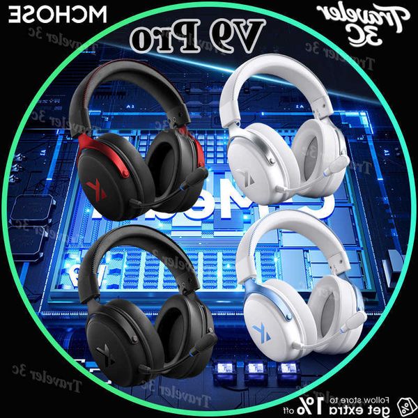MCHOSE V9 Pro Customized Gaming Headphone Esports Earphones Hi-res Music Active Noise Reduction Headsets PC F Game T2606088DCK