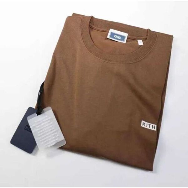 Kithkith Shirt Men's Summer Casual T Shirts Classic Quality Designer Oversized Cotton Kithslys Sweatshirt Women's Tees Niche Graphic Unisex Couples Tops Ba7