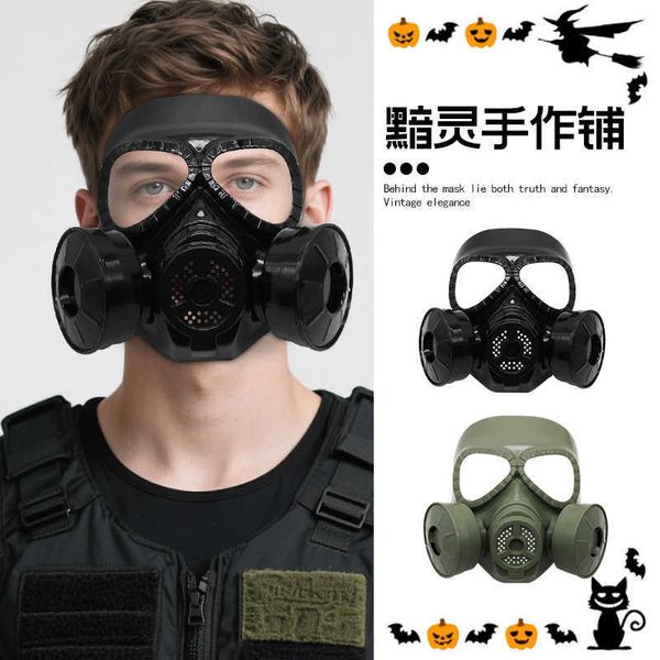 wholesale Gas Mask Real-Life PUBG Gear Full Face Protection Navy SEAL Tactical Military Enthusiast Mask Helmet L260610