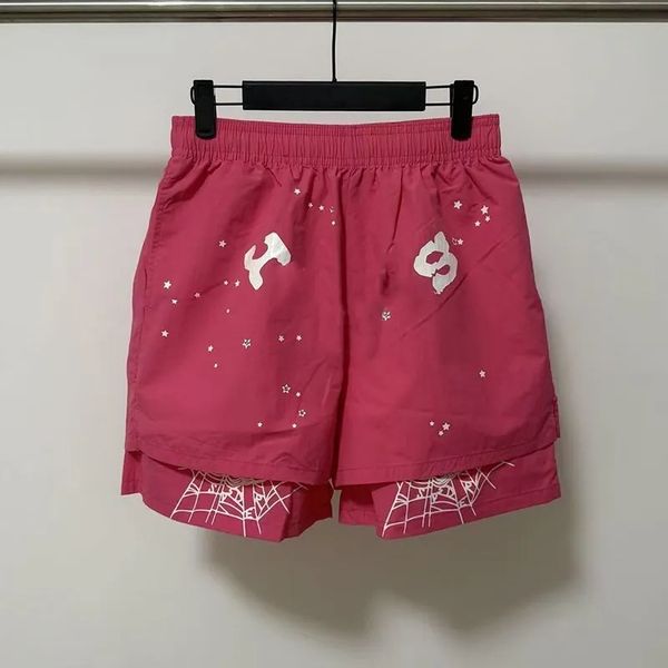 5A Spider Colourful Shorts Men Designer Pant Men Streetwear Women Luxury American Street Fashion Letter Men Cotton High Quality Letter Print