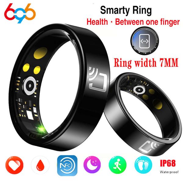 New R20 Ceramic Smart Ring With NFC Access Control, Heart Rate, Blood Oxygen, Sports Health, Sleep Monitoring, Automatic Step Counting Technology