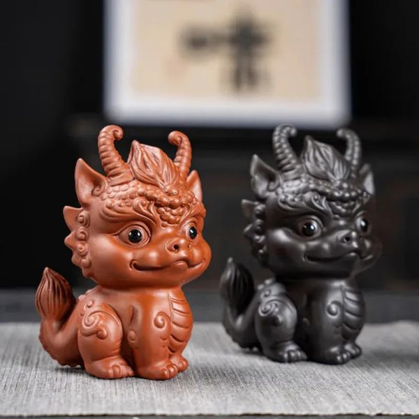cologne 2026 Luxury Room perfume Designer Decor Purple Sand Pet Dragon Ornaments To Attract Wealth Fine Accessories Home Tea Table Personalized Decorations Free 27