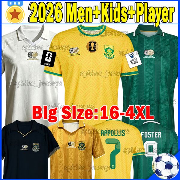 South Africa 4XL World Cup 2026 Soccer Jerseys National Foo…