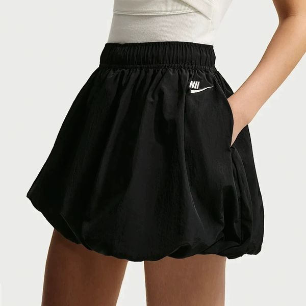 Women's Short Skirt 2026 Summer New Loose Bubble Skirts Casual Sports Fluffy Half Body Skirt Flower Bud Skirts IQ0026