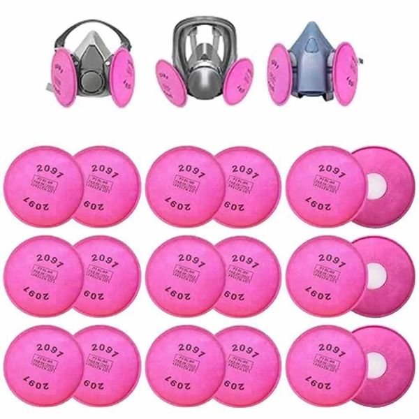 Lots of 10/20/30pcs Painting Spray Industry 2091 Particulate filter for 6800 7502 6200 Series Respirator Dust Mask Respirator L260610