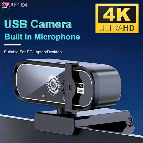 4K HD Mini Webcam With Microphone 2K Full HD Webcam 30fps Autofocus USB Web Cam For Auto Focus PC Laptop Video Shooting Camera 260611