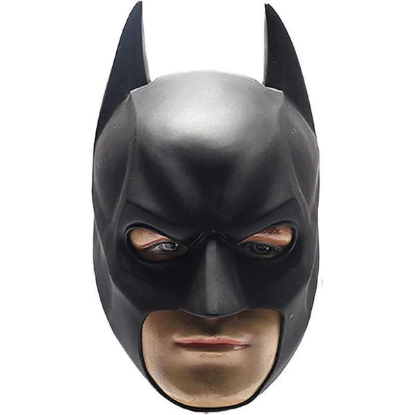 wholesale Latex Batman Mask Headgear Halloween Party Cosplay for Men and Women Thickened Version L260610