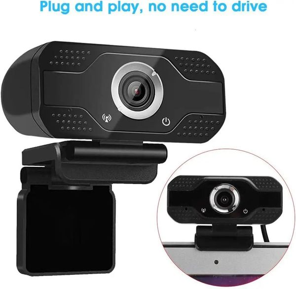 Full HD Webcam 1080P 30fps Laptop Computer PC Web Cam Camera Built In Microphone For Video Calls Conference Live Work Tripod 260611