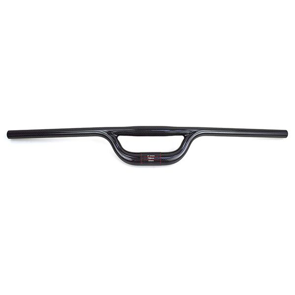 All Carbon Fiber Small-Wheel Bike Handlebars Double Tube Handlebars Bike Handlebars For Mountain Biking - 31.8Mm