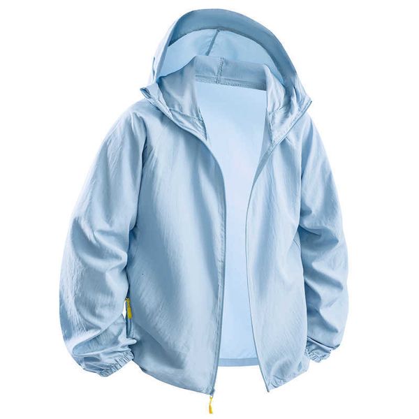 Outdoor Quick Dry UPF50 Summer Sun-Protective Thin Men Hiking Fishing Cycling Gym Sport Windbreaker Ultra Light Coats M260612