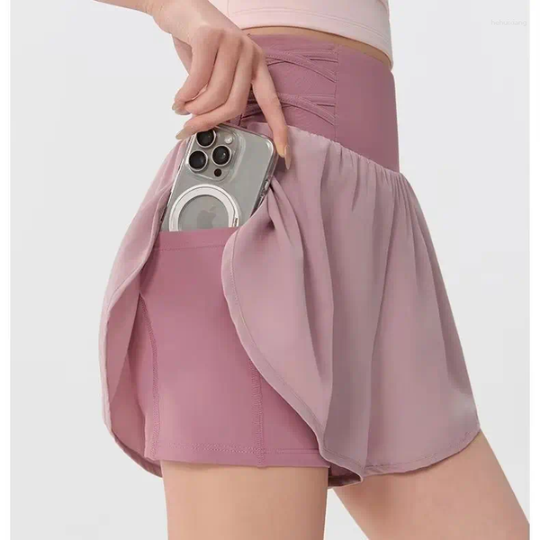 Active Shirts Loose-Fit Slimming Women's Shorts: Modest Quick-Dry Running Marathon Yoga Shorts Summer Breathable P