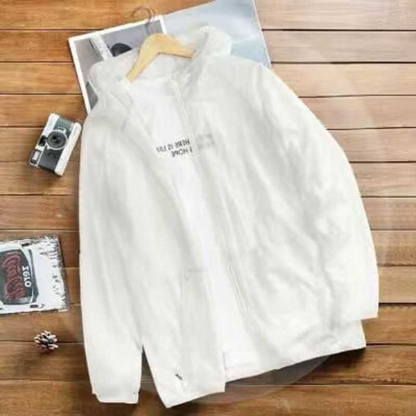 for Ice silk sunscreen clothes men in summer thin breathable hooded fishing cycling leisure outdoor quick drying ja M260621