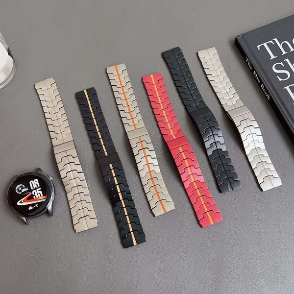 Suitable for Apple iwatchs11/10 stainless steel Iron Man watch titanium alloy integrated metal ultra3 strap