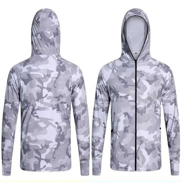 sunscreen Summer mens clothes camouflage fishing clothes lightweight and breathable quick drying clothes outdoor Road Clothing M260612