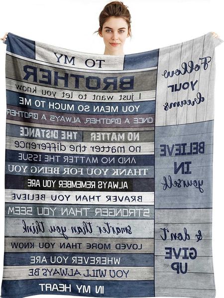 Gifts Idea For Brother Blanket for Fathers day — compare prices at CompareOffers