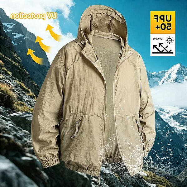 Hiking Unisex New Summer Men Women Waterproof Quick Dry Camping Windbreaker Trekking Fishing Rain Outdoor Anti UV Clothes M260621