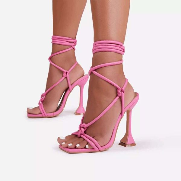 Heels 2026 Large Size Style European American Versatile Open Toe Stiletto Sandals Women S Shoes Spring And Autumn High