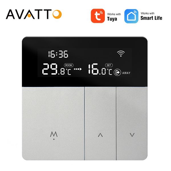 2026 New New AVATTO Wifi Smart Thermostat Electric Floor Heating Water Boiler Outdoor outdoor Temperature Tuya App Control Work For Alexa Google Home Free Shipp 264
