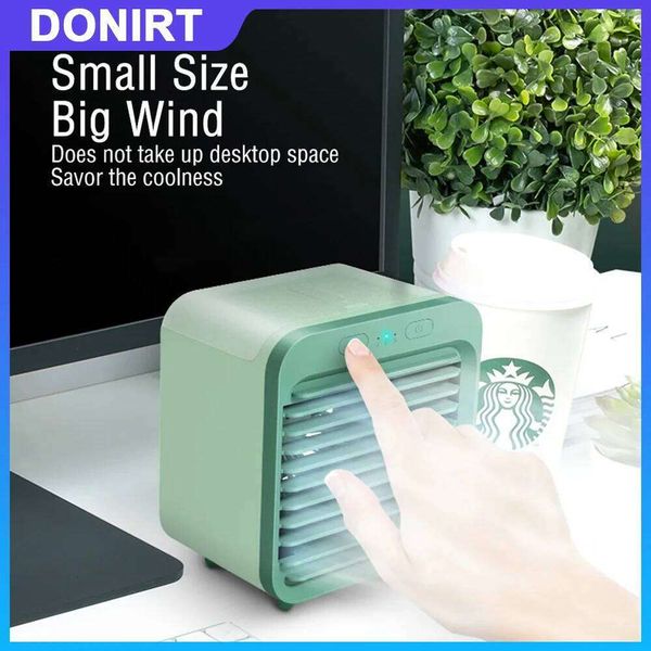 Donirt New Portable USB Chargeable Mini 3 Gear Cooler Conditioner Air Cooling Office Desktop Fan