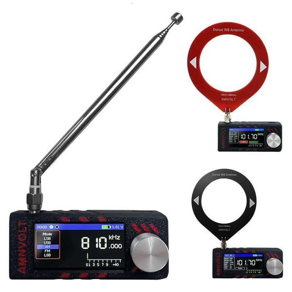 SI4732 0.5-108mhz LSB USB AM FM FM/AM 1.9inch IPS Screen Mini Pocket Portable All Band Radio Receiver