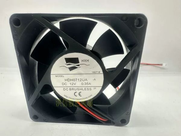 Free shipping original 7025 7CM HDH0712UA-A 12V 0.35A chassis power supply cooling fan