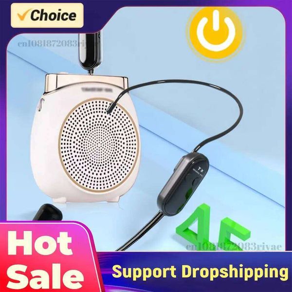 2.4G Microphone Long Range Wireless Headset & Handheld 2 in 1 Mic for Voice Amplifier Stage Speakers Teach