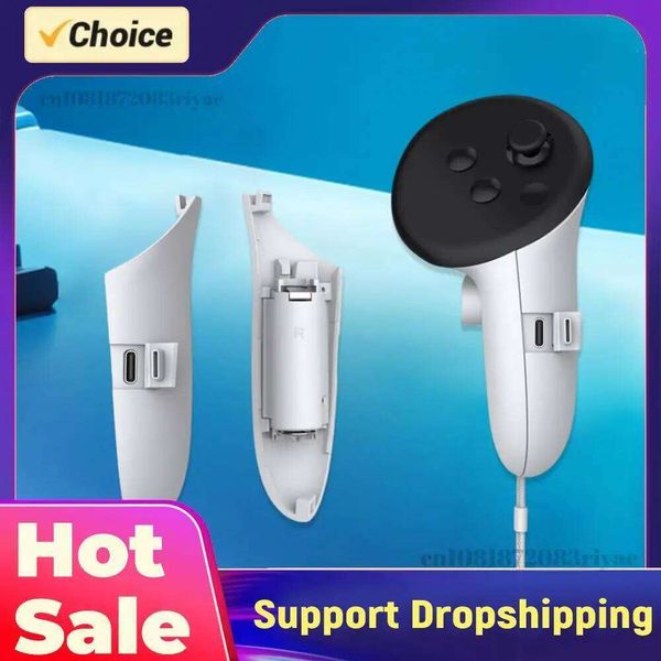 Rechargeable Battery Right Left Charging Grips Cover for Meta Quest 3S/3 Accessories