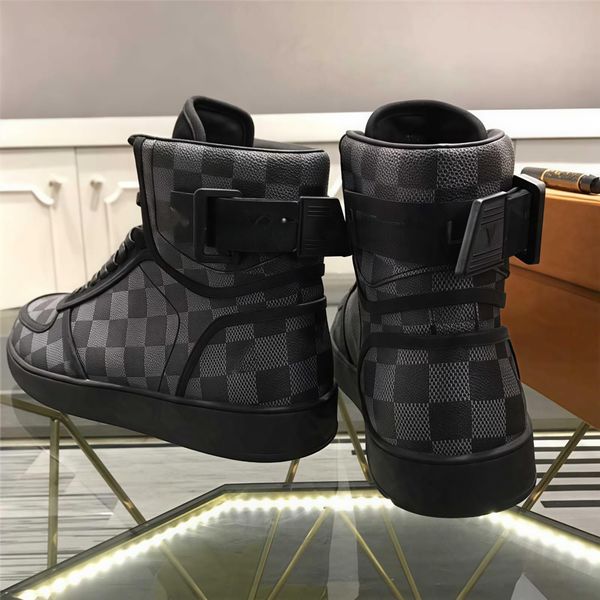 Hot Latest luxury high-quality sneakers iconic graphite canvas men 39s casual shoes printed leather hook and loop 89898