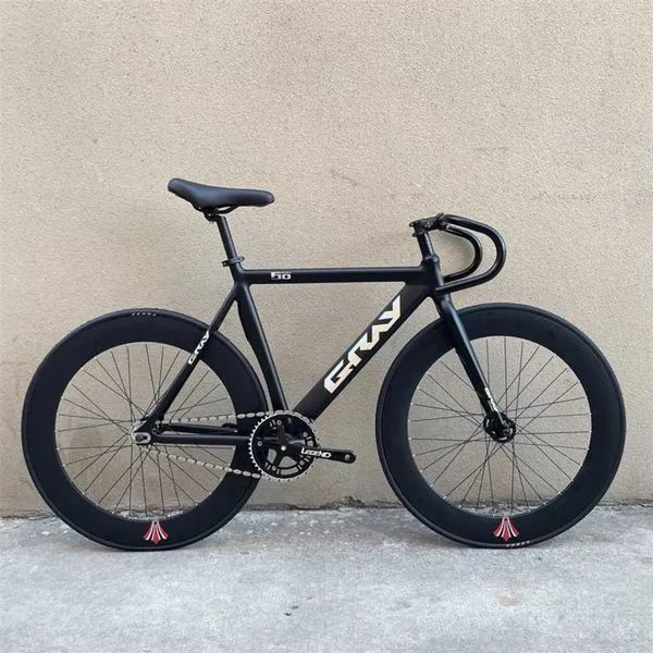 Bicycle Fixed Gear Bike Single Speed Bicycle Aluminum Alloy Frame With 70Mm Height mountain MTB Rim Wheelset Customizable Handlebar Fork Road Bike x258