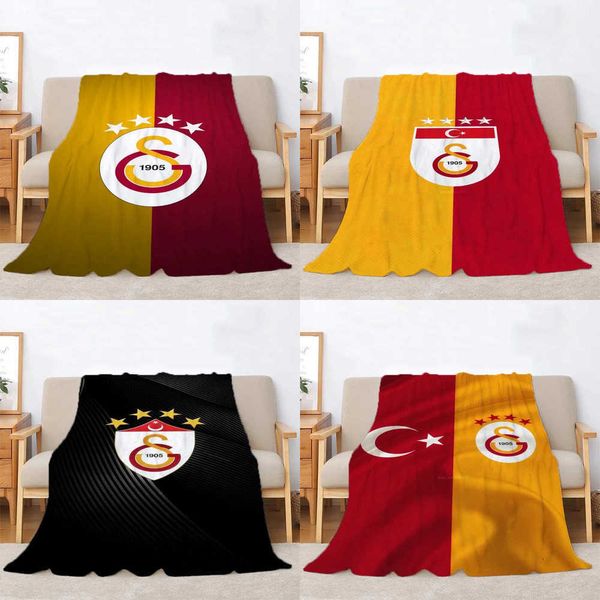 G-galatasaray decorative blankets for bed cute blanket for sofa living room bedspread fleece nap sum Y260616