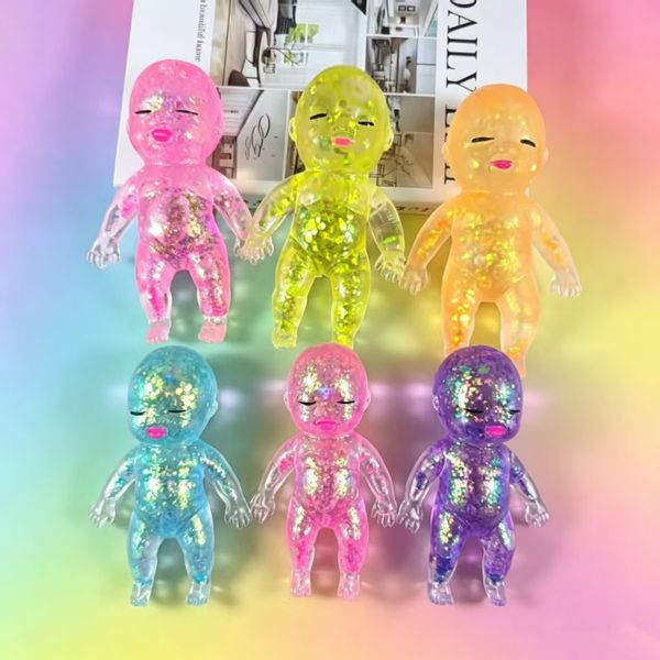 In Stock 11CM/14CM Colorful Glitter Natasha Pinching Squeeze — compare prices at CompareOffers