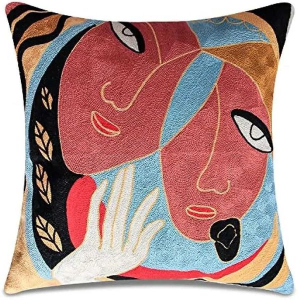 low Short Plush Cover 45 X45 Outdoor Cushion Cover Decorative Sofa He Autumn decoration J260616