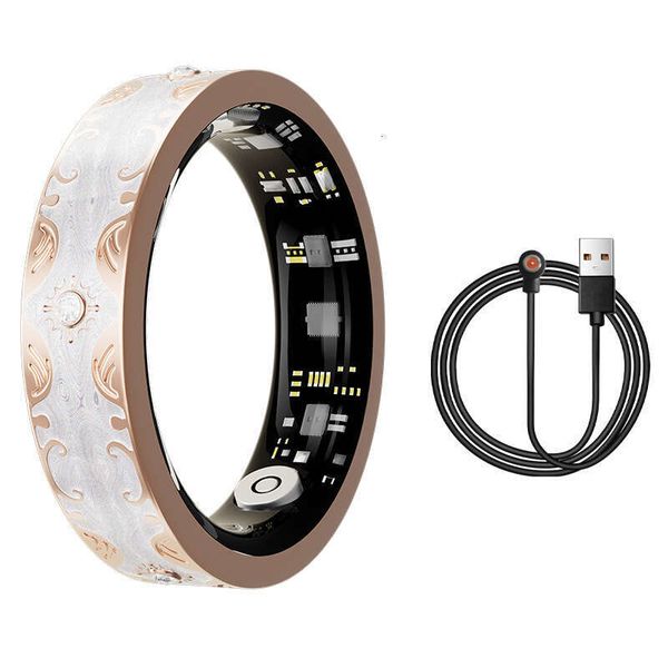 V10 Slim Ring For Heart Rate, Blood Oxygen, Sleep Health Monitoring, Sports Tracking, Waterproof, Multifunctional Smart Device