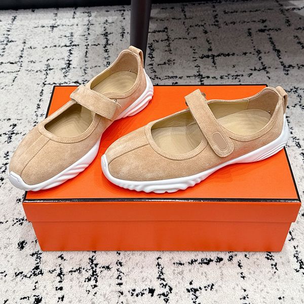 designer classic Mary Jane women's summer sandals with high quality calf leather upper soft comfortable leather lining fashionable brand flat sandals
