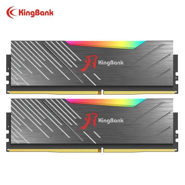 KingBank SOARBLADE KRRB DDR5 RGB SERIES 32GB 16GBx2 6000MHz Memory CL28 Hynix A die black Ram Dual-Platform Overclocking PC