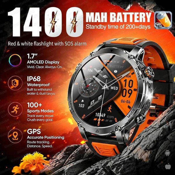 2026 New 1400mAh Super Large Battery Men Smart — compare prices at CompareOffers