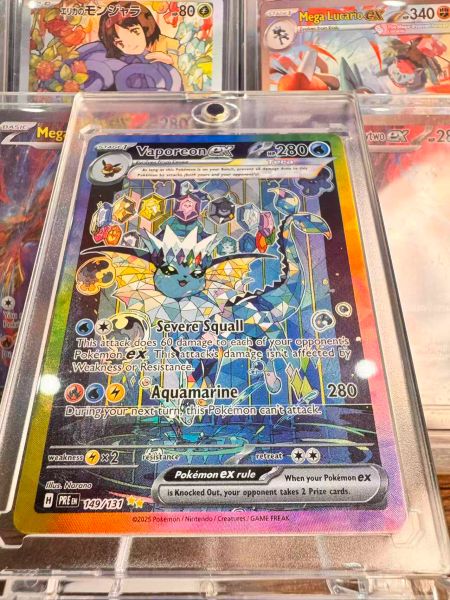 Eeveelution English Version Umbreon Silver Sand Flash Collection Card Copy 10Points Rating Card Anime Game Card