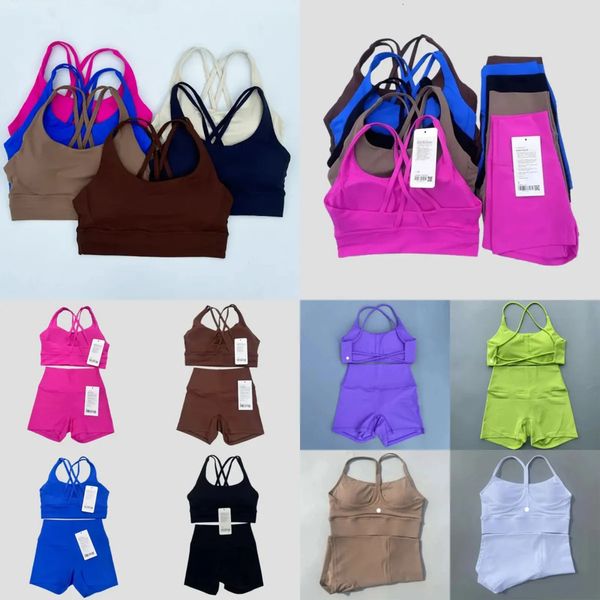 DHgate workout set 2026 Gym Clothe Set Women Yoga Set Workout Sport Bra Fiess Tank Top High Waisted Workout Tights Biker Gym Shorts Tracksuits Activewear Tank Tops Spo 22 sold by DHgate