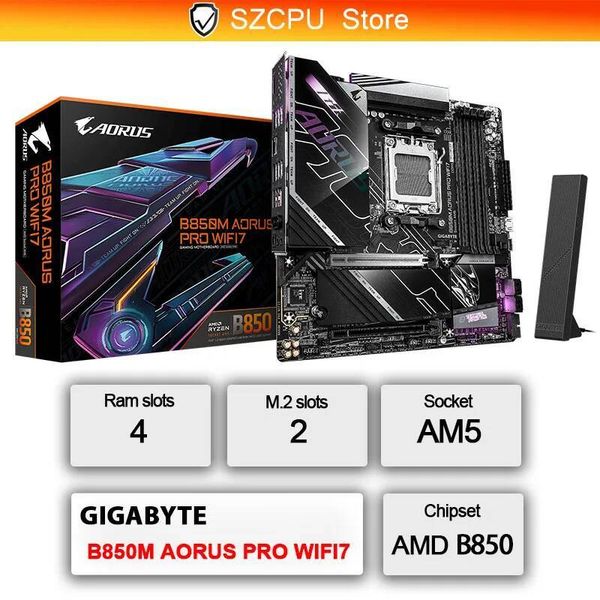 GIGABYTE B850M AORUS PRO WIFI7 Motherboard NEW Micro ATX AMD Socket AM5 AMD B850
