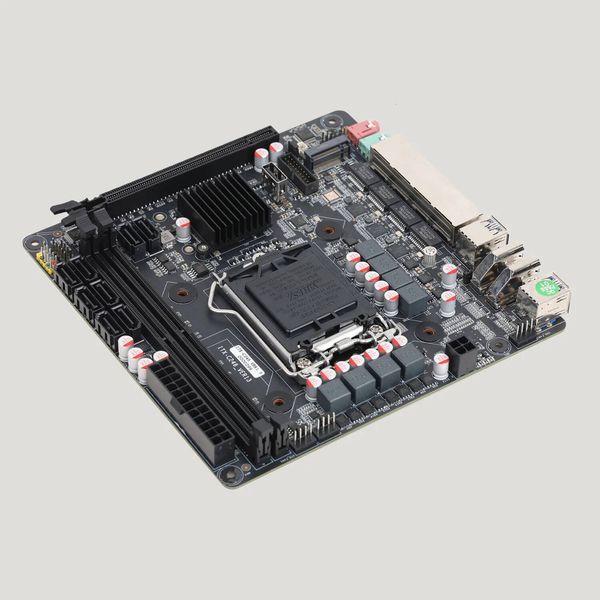 LGA1151 C246 Vpro NAS Motherboard 8SATA 4 LAN 2DDR4 Slot 3M2 PCIE X16 Slot Support 8/9th Core E-2100/2200 Series LAN Wake-up