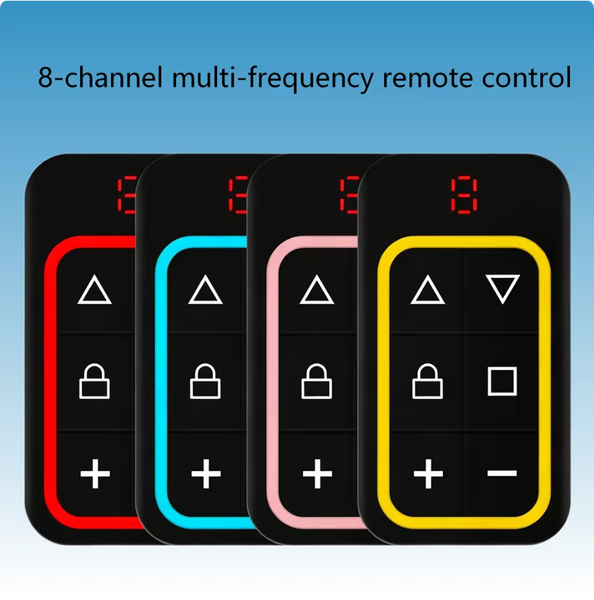 Universal Garage Remote Control Gate Key Duplicator Clone 8 Channels 300-915Mhz Multi-frequency Garage Door Controller 433Mhz