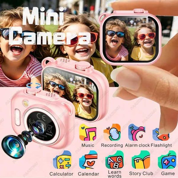 2026 Mini Childrens Cameras 158 Inch 1080P Very Small Camcorder Audio Video Recorder Support Memory Card Retro Keychain Camera L260618WID2