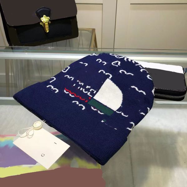 Designer Hat Luxury Beanie Cashmere Ultra-Soft Ribbed Knit Winter Hat For Men W…