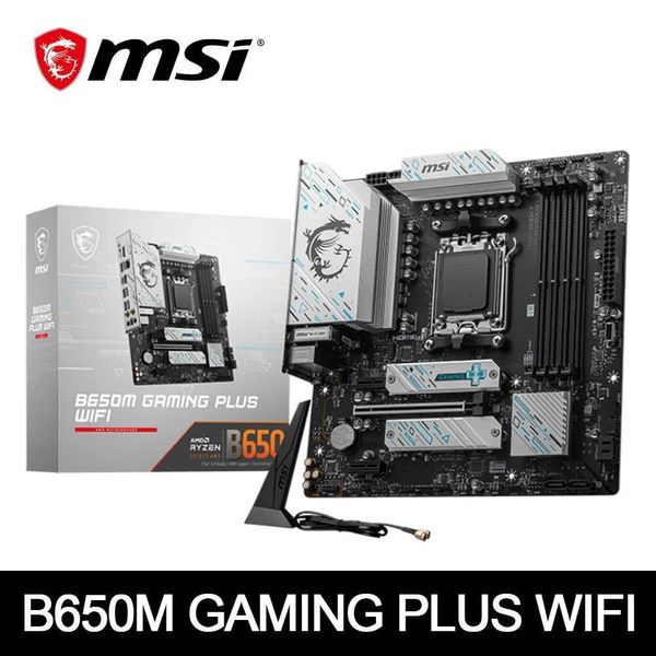 MSI B650M GAMING PLUS WIFI AMD B650 Supports DDR5 7200MHz OC 192GB AMD Ryzen 7000 8000 Series motherboard Socket AM5