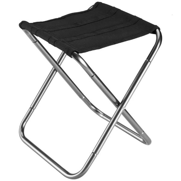 Garden Party Steel Folding Camping Stool Ultralight Compact Portable Collapsible Camp Stool High Strength Footstool Ottoman 260618