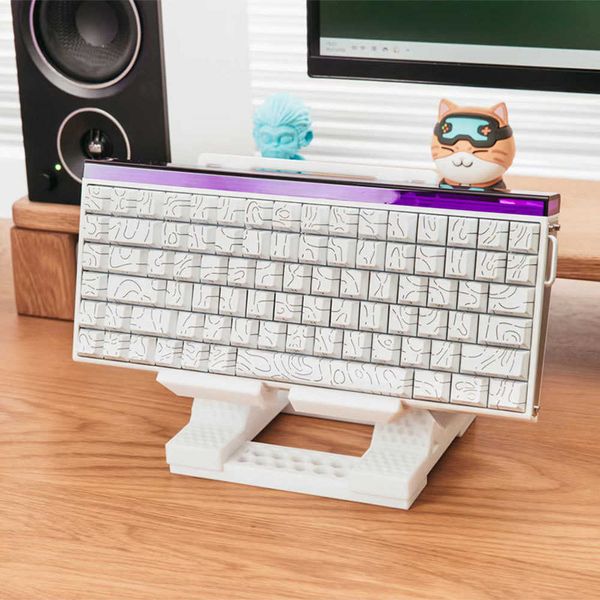 HERO84 AULA HE Wired Mechanical Keyboard RGB Music Rhythm 8K Return Rate Keyboard Magnetic Switch Computer Accessorie for Gamer D260621
